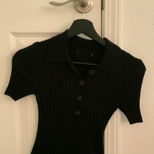 Knit Polo Top